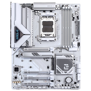 Placa Base Gigabyte B850 ATX AM5 B850 EAGLE ICE 8+2+2 fases DDR5 PCIe 5.0 LAN 2.5GbE Placa Base Gigabyte B850 ATX AM5 B850 EAGLE ICE 8+2+2 fases DDR5 PCIe 5.0 LAN 2.5GbE