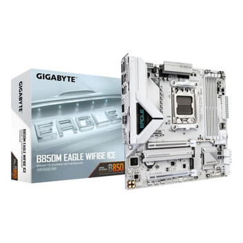 Placa Base Gigabyte B850M EAGLE WIFI6E ICE AM5 DDR5 256GB M.2 PCIe 5.0 Wi-Fi 6E