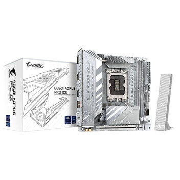 Placa Base Gigabyte Z890 LGA1851 Mini ITX B860I AORUS PRO ICE DDR5 USB4 Wi-Fi 7 VRM 8+1+2+1