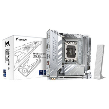 Placa Base Gigabyte Z890 LGA1851 Mini ITX B860I AORUS PRO ICE DDR5 USB4 Wi-Fi 7 VRM 8+1+2+1