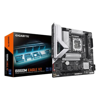 Placa base Gigabyte B860M EAGLE V2 LGA 1851 DDR5 128GB M.2 PCIe 5.0/4.0 LAN 2.5GbE Placa base Gigabyte B860M EAGLE V2 LGA 1851 DDR5 128GB M.2 PCIe 5.0/4.0 LAN 2.5GbE
