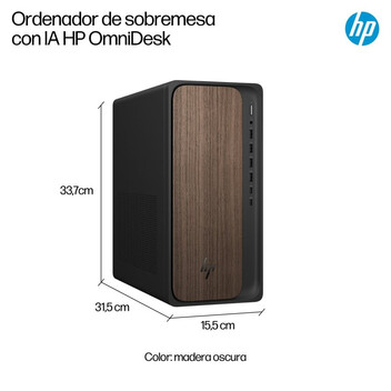 Ordenador Sobremesa HP OmniDesk Desktop AI M03-0004ns PC Intel Core Ultra 7 265/32GB/1TB SSD