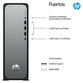 Ordenador Sobremesa HP OmniDesk Slim Desktop S03-0004ns Intel Core i5-14400/16GB/512GB SSD