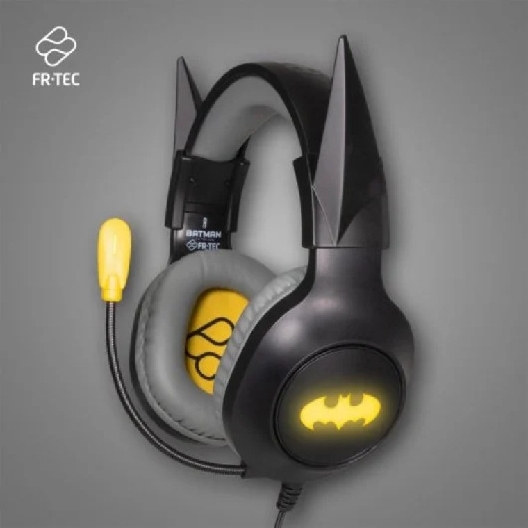 FR-TEC DC BATMAN Auriculares Gaming Negros