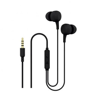 Contact Auriculares con Micrófono Ergonómicos Negros Contact Auriculares con Micrófono Ergonómicos Negros