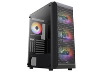 Aerocool BEAMBKV2 FRGB Cristal Templado USB 3.0 Negro