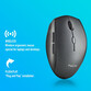 NGS Bee Black Ratón Inalámbrico 1600 DPI Negro