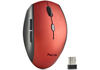 NGS Bee Red Ratón Inalámbrico 1600 DPI Rojo
