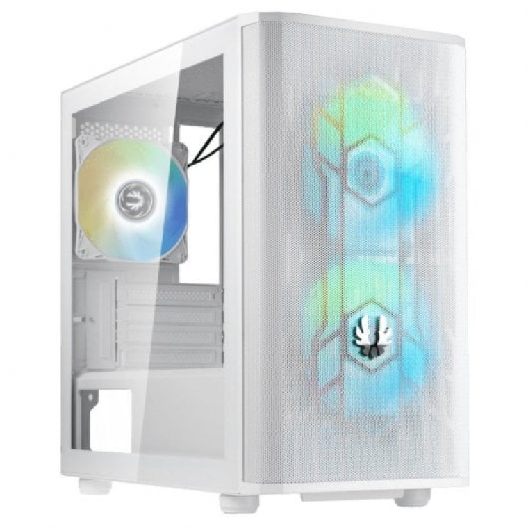 BitFenix Nova Mesh M ARGB Cristal Templado USB 3.0 Blanca