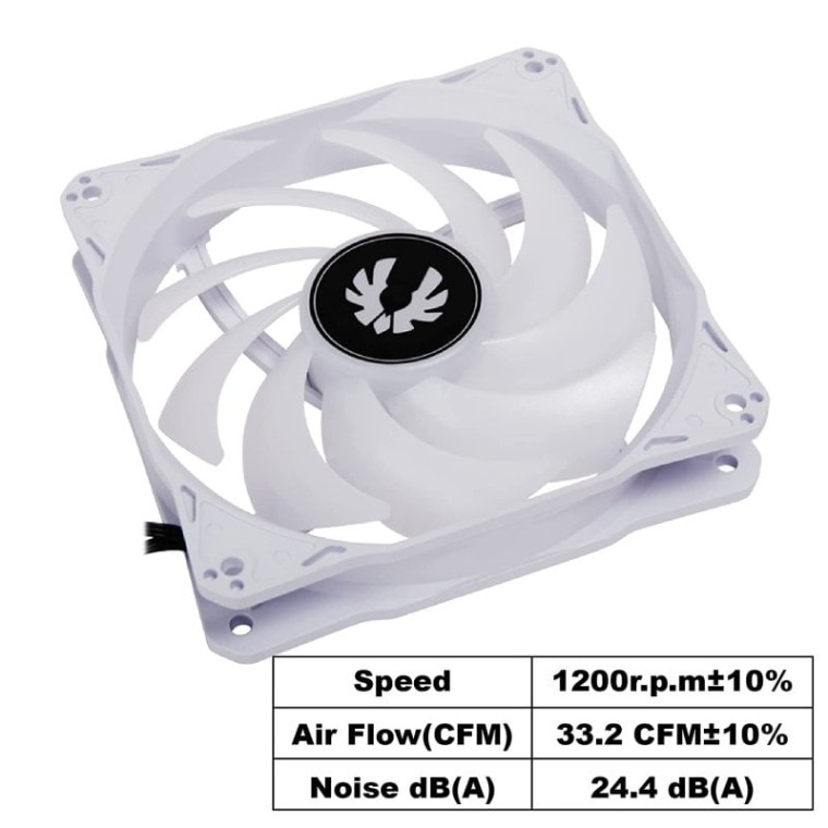 BitFenix Kit Spectre ARGB SE Blanco 3x120mm Direccionable