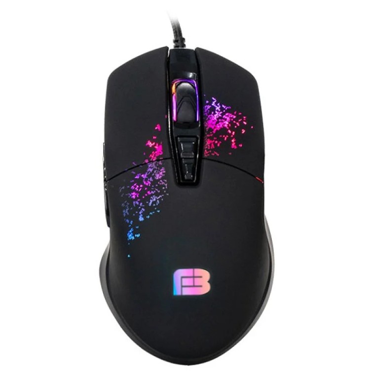 Blackfire BFX-195 Ratón Gaming RGB 7200 DPI Negro