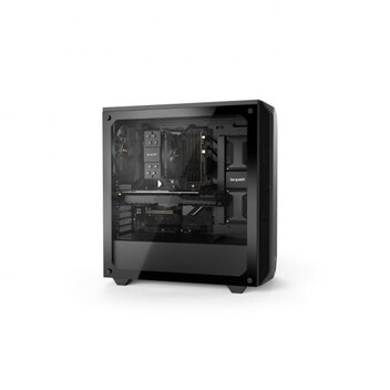 Be Quiet! Pure Base 500 Cristal Templado USB 3.2 Negra Be Quiet! Pure Base 500 Cristal Templado USB 3.2 Negra