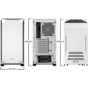 Be Quiet! Pure Base 500 Window White Cristal Templado USB 3.1 Blanca Be Quiet! Pure Base 500 Window White Cristal Templado USB 3.1 Blanca