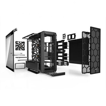 Be Quiet! Silent Base 802 Cristal Templado USB 3.2 Negra Be Quiet! Silent Base 802 Cristal Templado USB 3.2 Negra