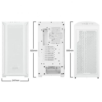 Be Quiet Shadow Base 800 FX White Midi Tower Cristal Templado ARGB USB 3.2 Blanca Be Quiet Shadow Base 800 FX White Midi Tower Cristal Templado ARGB USB 3.2 Blanca