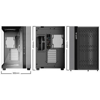 Torre PC be quiet! LIGHT BASE 600 DX ARGB Midi Tower ATX Doble Cristal Templado USB-C Negra