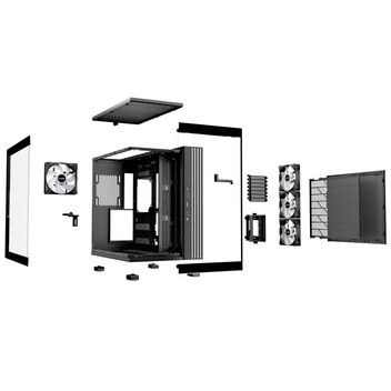 Torre PC be quiet! LIGHT BASE 600 LX ARGB Midi Tower ATX Doble Cristal Templado USB-C Negra