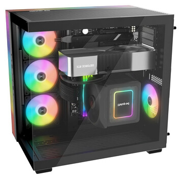 Torre PC be quiet! LIGHT BASE 600 LX ARGB Midi Tower ATX Doble Cristal Templado USB-C Negra