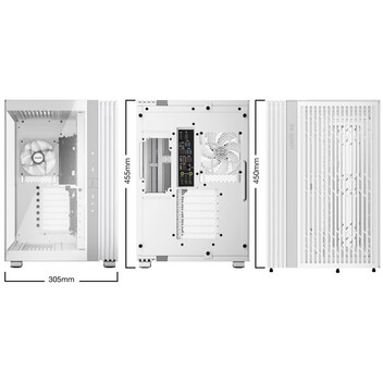 Torre PC be quiet! LIGHT BASE 600 LX ARGB Midi Tower ATX Doble Cristal Templado USB-C Blanca