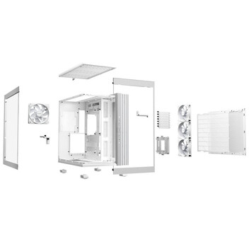Torre PC be quiet! LIGHT BASE 600 LX ARGB Midi Tower ATX Doble Cristal Templado USB-C Blanca