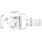 Torre PC be quiet! LIGHT BASE 600 LX ARGB Midi Tower ATX Doble Cristal Templado USB-C Blanca