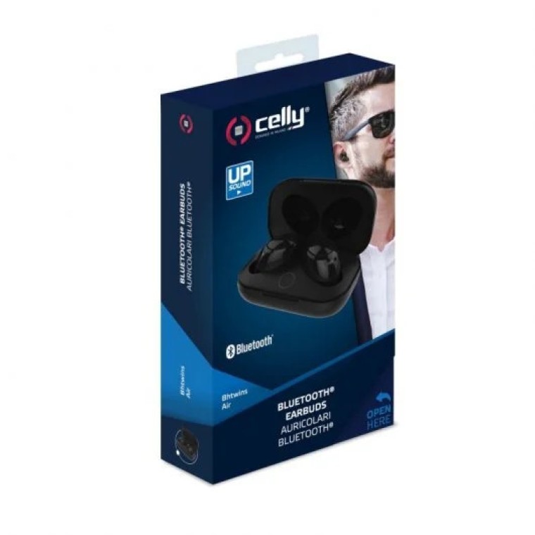 Celly BH Twins Auriculares Inalámbricos Negro