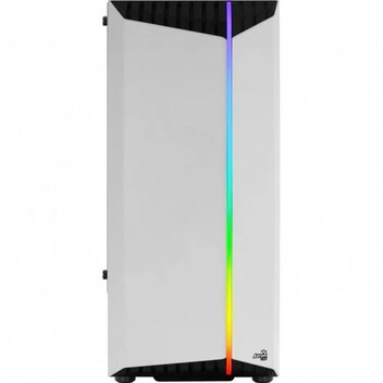 Aerocool Bionic V1 RGB Cristal Templado USB 3.0 Blanca