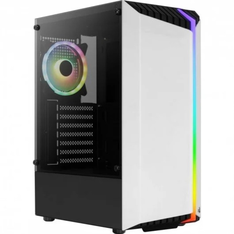 Aerocool Bionic V2 RGB Cristal Templado USB 3.0 Blanca