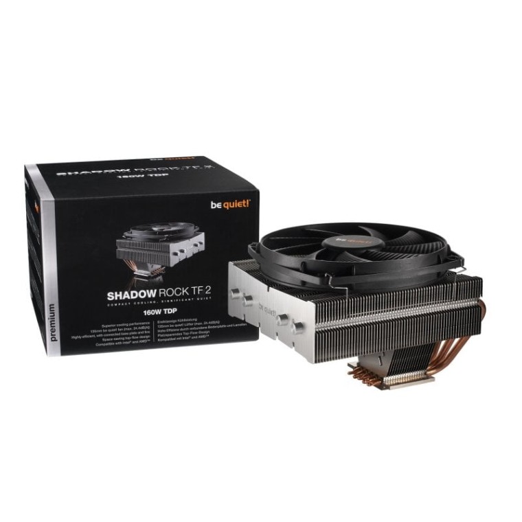 be quiet! Shadow Rock TF 2 Ventilador CPU 135mm Negro