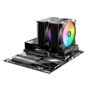 Ventilador CPU Refrigeración Aire be quiet! Pure Rock Pro 3 LX Black 120 mm 2 Ventiladores LED RGB M