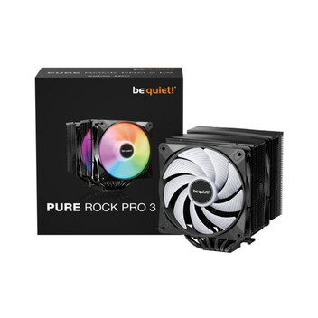 Ventilador CPU Refrigeración Aire be quiet! Pure Rock Pro 3 LX Black 120 mm 2 Ventiladores LED RGB M