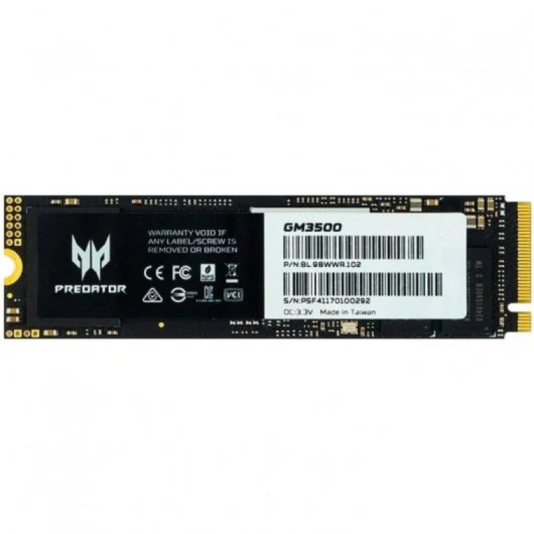 Acer Predator GM3500 SSD 512GB M.2 NVMe PCIe Gen3