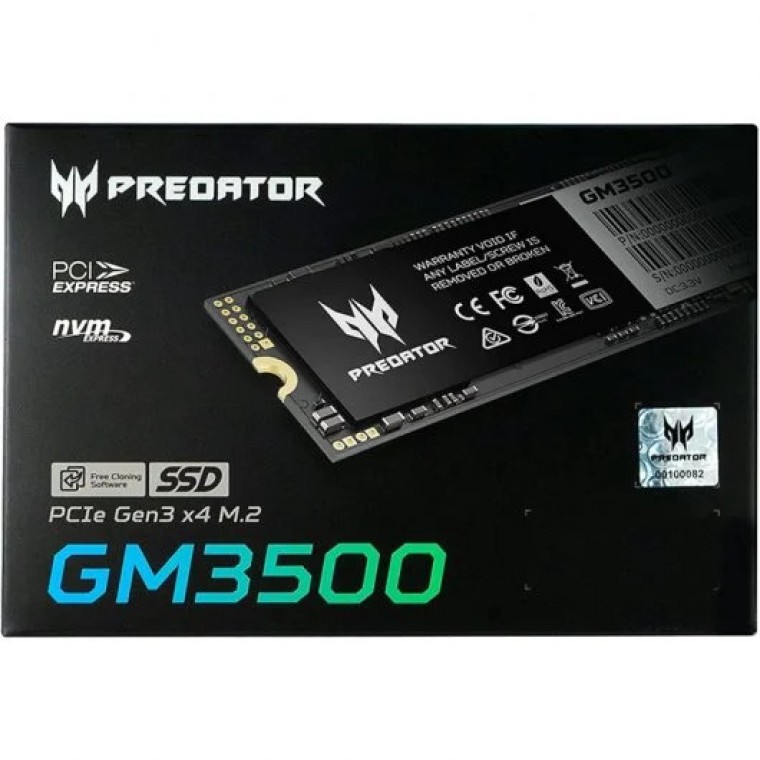 Acer Predator GM3500 SSD 512GB M.2 NVMe PCIe Gen3