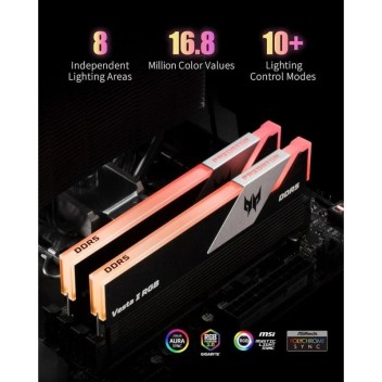 Memoria RAM Acer Predator Vesta II RGB DDR5 6000MHz 32GB 2x16GB CL32 Memoria RAM Acer Predator Vesta II RGB DDR5 6000MHz 32GB 2x16GB CL32