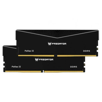 Memoria RAM Acer Predator Pallas II DDR5 6000MHz 32GB 2x16GB CL32 Negra Intel XMP y AMD EXPO Memoria RAM Acer Predator Pallas II DDR5 6000MHz 32GB 2x16GB CL32 Negra Intel XMP y AMD EXPO