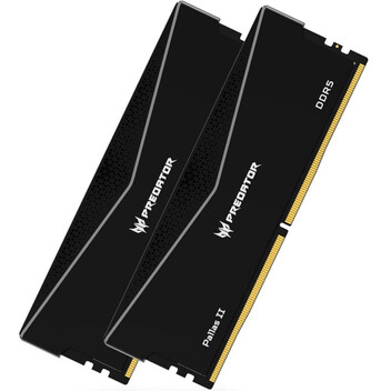 Memoria RAM Acer Predator Pallas II DDR5 6000MHz 32GB 2x16GB CL34 Negra Intel XMP 3.0 y AMD EXPO