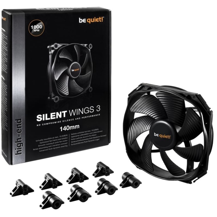 Be Quiet! SilentWings 3 Ventilador 140mm