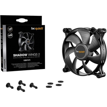 Be Quiet! Shadow Wings 2 PWM Ventilador 120mm Negro Be Quiet! Shadow Wings 2 PWM Ventilador 120mm Negro