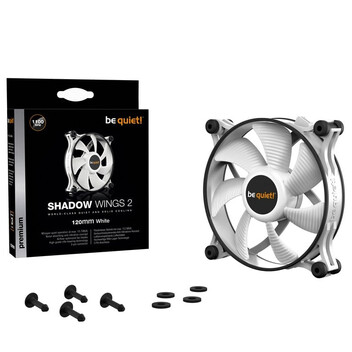 Be Quiet! Shadow Wings 2 Ventilador 120mm Blanco Be Quiet! Shadow Wings 2 Ventilador 120mm Blanco