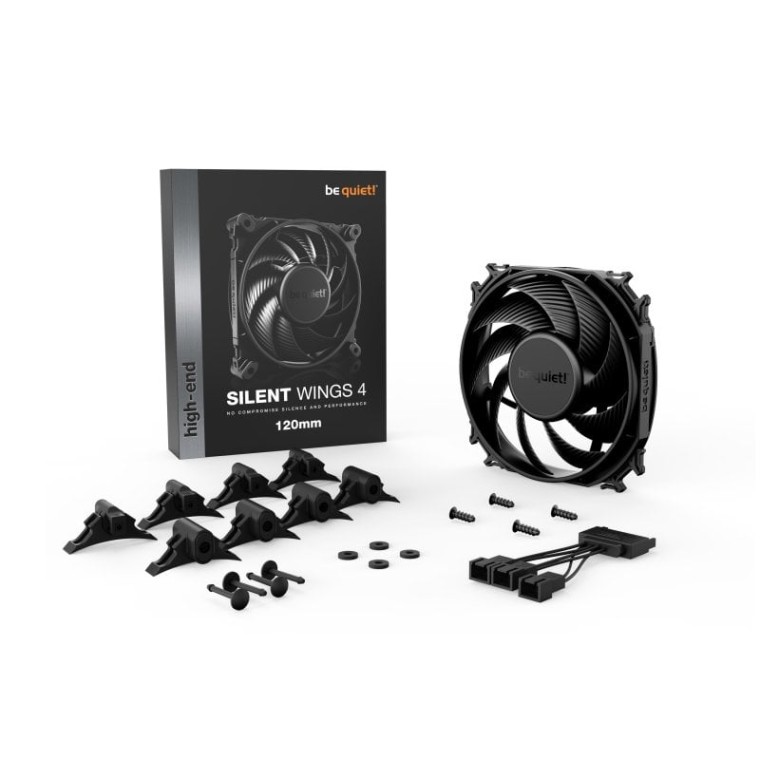 Be Quiet ! Silent Wings 4 Ventilador 120mm Negro