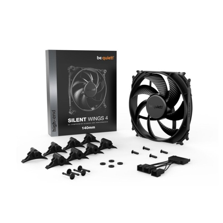 Be Quiet ! Silent Wings 4 Ventilador 140mm Negro