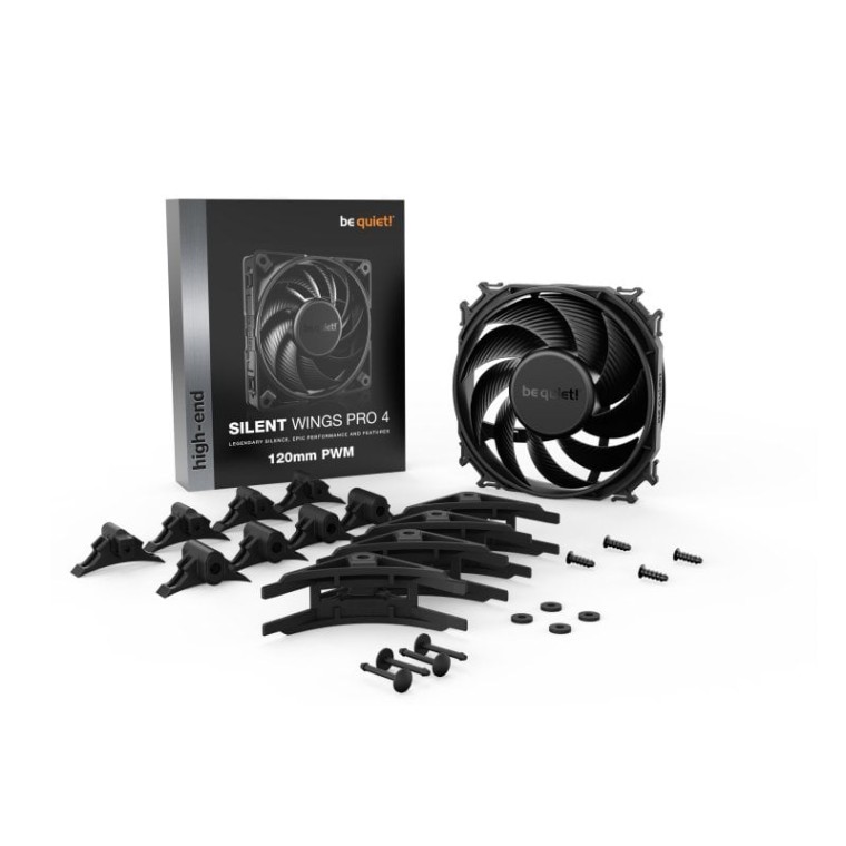 Be Quiet ! Silent Wings Pro 4 Ventilador Suplementario 120mm Negro