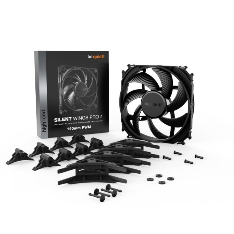 Be Quiet ! Silent Wings Pro 4 Ventilador 140mm Negro