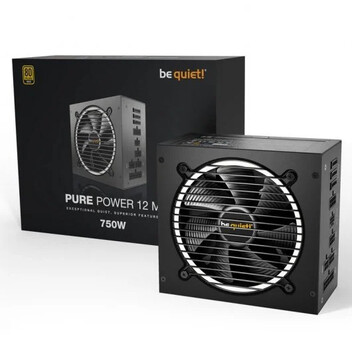 Be Quiet! Pure Power 12 M 750W 80 Plus Gold Modular Be Quiet! Pure Power 12 M 750W 80 Plus Gold Modular