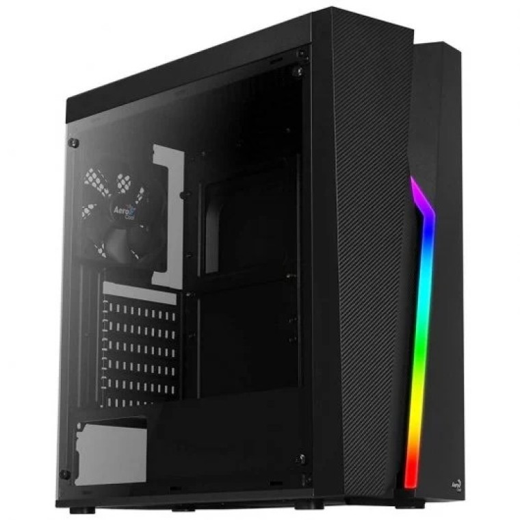 Aerocool Bolt RGB USB 3.0 con Ventana Negra