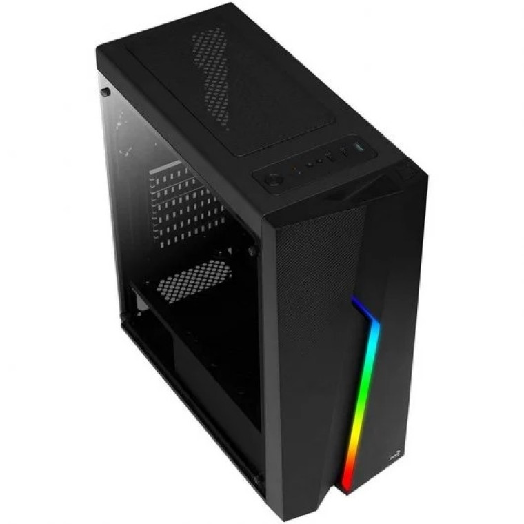 Aerocool Bolt RGB USB 3.0 con Ventana Negra