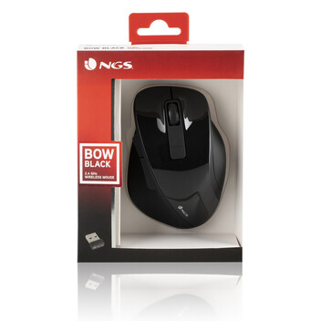 NGS Bow Ratón Inalámbrico Negro NGS Bow Ratón Inalámbrico Negro