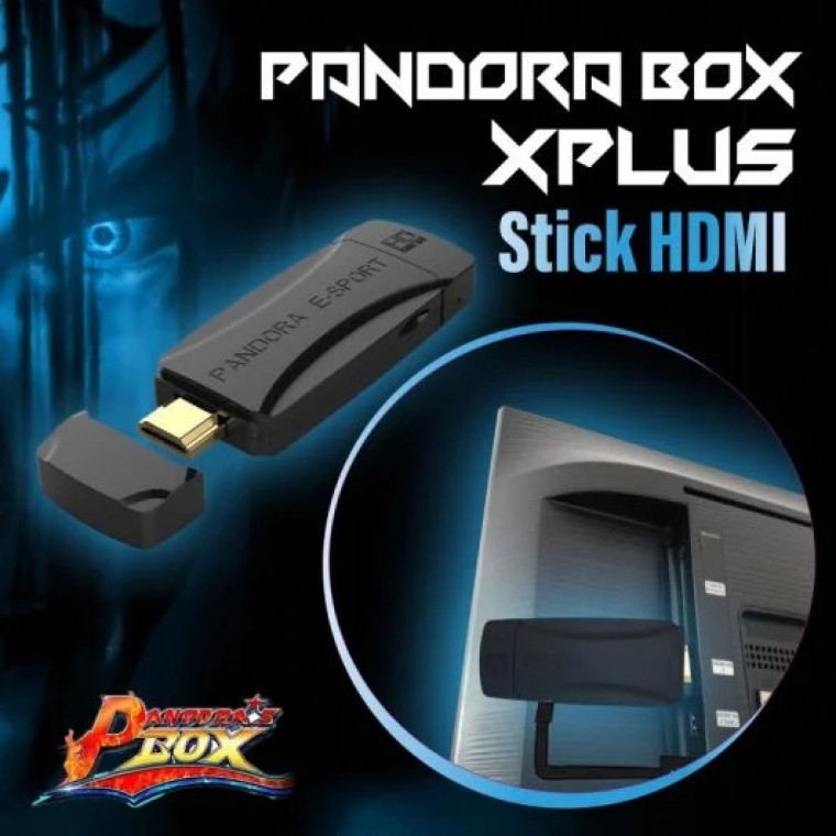 UnicView Box 10 Pandora Box HDMI Stick Inalámbrica Incluye 2 Gamepads y Más de 11.000 Juegos