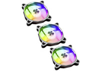 Lian-Li Bora Digital Pack 3 Ventiladores 120mm ARGB Plata
