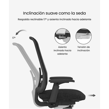Silla ergonómica con estética y artesanía (Sheer) Silla ergonómica con estética y artesanía (Sheer)